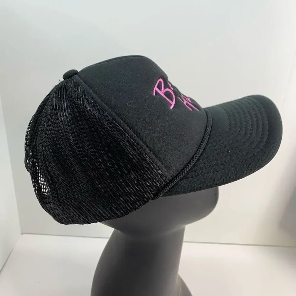 Rare Beverly Hills  Cali Good Life BLACK‎ TRUCKER HAT